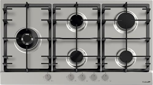 7018 032 Power - Piano cottura n° fuochi, 860x500 mm, Inox