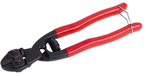 Bolt Cutter, 200mm Wire Cutter Bolt Cutters Heavy Duty, Bolt Cutters with Spring andErgonomic Grip for Wire, Cables, Chains, Small Screws, Locks, Bolts, Rods