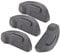 Losueeun Pack of 4 Vacuum Cleaner Laser Lights Hidden Pet Hair Cat Display LED Lamp Battery Universal Vacuum Cleaner Replacement Parts