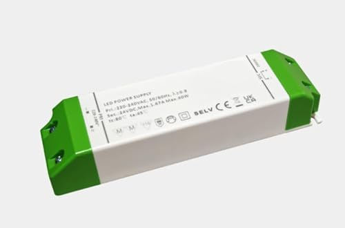 LED Netzteil Pro Slim (MECP-L) 24V DC, 1.67A, 40W Trafo mit MM Möbeleinbau, CE, Kurzschlussfest