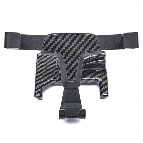 JHO Kfz-Handyhalterung für Lüftungsschlitze, kompatibel mit Ford F-150 Raptor R 2024 2025, Handyhalterung, Karbonfaser, Raptor R Zubehör