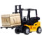 HoveeLuty Carrello elevatore Giocattolo, Carrello elevatore Giocattolo Realistico in Lega con Sollevatore Mobile, per Bambini a trazione Posteriore con Contenitore e rastrelliera, Carrel