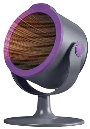 Yoeruers Mini Chauffage Portable Puissant avec Deux Réglages de Température pour, Le Bureau, la Chambre ou Un Bureau. Prise UE.