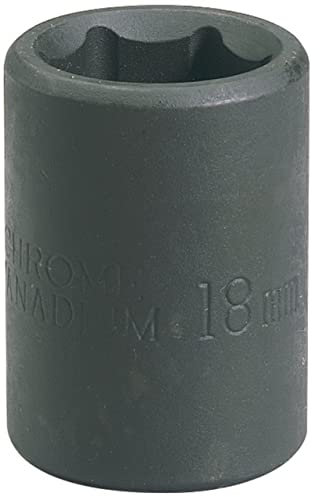 Draper 26886 Expert Impact Socket, 1/2 Square Drive, 18mm , Blue