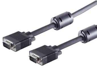 S-Conn-se 78056-5-Cavo VGA 5 m, Colore: Nero