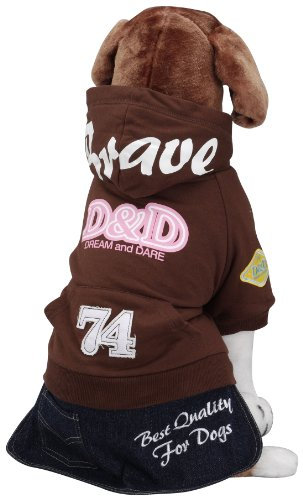 Europet Bernina 381-407738 Hundepullover D&D Brave Dog 34 x 50 x 30 cm, braun