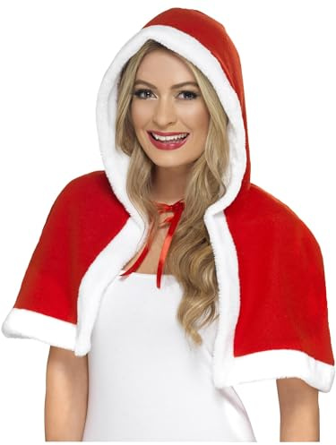 Smiffys Miss Claus Mini-Umhang