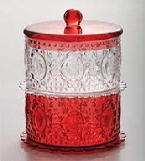 Baci, vasetto per dolcetti e Biscotti, in Acrilico, Acrilico, Rosso, 1.123 x 1.123 x 1.123 cm