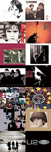 U2 – Door Poster – Album Covers – 53 x 158 cm zeigt/Poster
