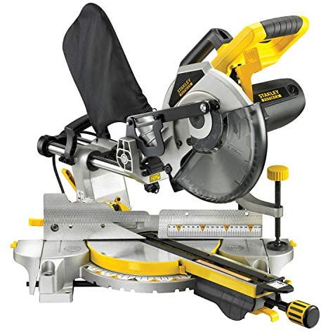 STANLEY FATMAX FME720-QS - Ingletadora telescópica 2.000W, Ø disco 255mm, bisel 47°