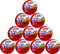 Tesa 56192 ISO Tape – Cinta aislante, 10 m x 15 mm, rojo, 10er Vorteilspack