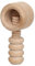 Dekohelden24 1 Hochwertiger handgedrechselter Holz Nussknacker, ca. 12 cm