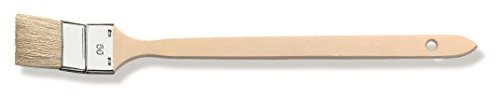 Color Expert 81662510 Profi-Pinsel für Heizkörper, weiße Borsten, 25 mm