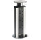 Leyton POW-3SS 'Powerport' Pop-Up Socket and USB Charger, Includes 3 x UK Plug Sockets and 2 x USB sockets - New Stainless Steel Metal Top