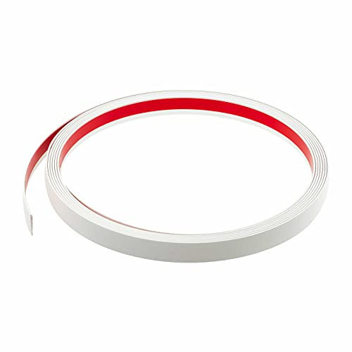 Fensterleiste Flachprofil PVC selbstklebend 20mm breit 1m lang Abdeckleiste