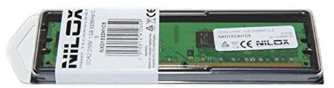 Nilox NXD1533H1C5 Memoria RAM DDR2 DIMM da 1 GB, 533MHz, CL5, Verde