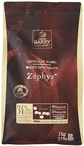 Zéphyr, weiße Schokolade, Callets, 34% Kakao, 1 kg