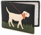 Yoshi Dog Walk - Tarjetero de piel para paseo, diseño de ostras, Black, Contemporáneo