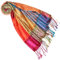Lorenzo Cana Pashmina Seidenschal 100% Seide Damen Schal gewebt 70 cm x 190 cm Paisley 7818088