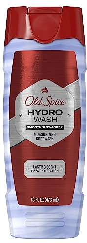 Old Spice Hardest Working Smoother Swagger Hydro Body Wash for Men, 16 oz