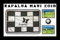 Kwik Picture Framing Ltd Frame Display For Golf Flag and Golf Ball Masters and Open Ryder Cup. White Mount - Black Frame