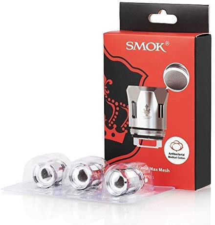 Auténtica bobina SMOK TFV12 Prince RBA para el tanque atomizador evaporador TFV12 Prince Sin nicotina Sin jugo de E (3 piezas de bobinas de malla de 0,17 ohmios máx.)