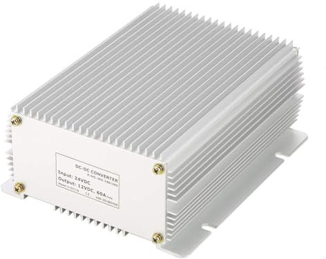 DC-DC Convertitore 24v a 12v 60A, Step-down 720W Trasformatore Convertitore Adattatore Alimentazione del Regolatore per Auto Solar System (8-36V a 12V)