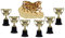 KSS 6 X Gold Pokal groß ca 15 cm ! und 6 X Medaille Gold Durchmesser ca 6 cm ! mit schwarz rot Gold Band für Kindergeburtstag Party Mitgebsel Mitbringsel Verlosung Tombola kleine Preise usw...