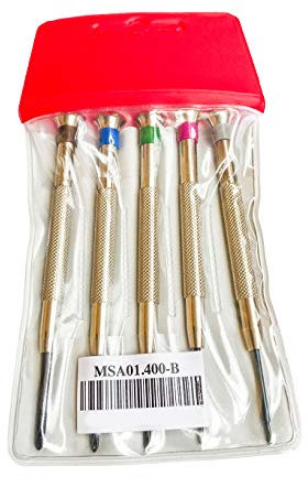 Horotec MSA 01.400-B - Cacciavite a croce, 5 pezzi