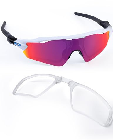 Saucer Insert Clip-On | Rx Optical Insert for Oakley Radar | Radar EV | RadarLock Series Sunglasses - Clear