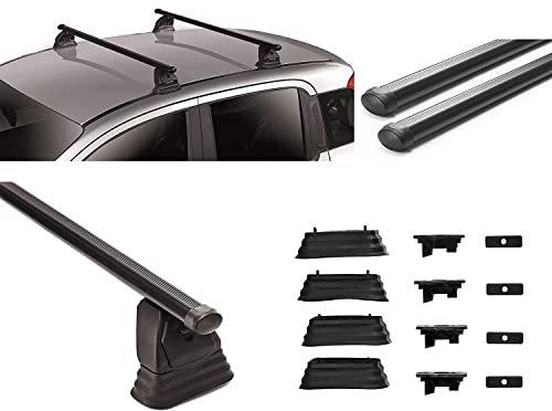 OP. MERIVA A - MERIVA B dal 2003 al 2017. Barre PORTATUTTO Portapacchi da Tetto PREMONTATE PRONTE ALL'UTILIZZO per Auto Senza Railing con Attacco Fix Point