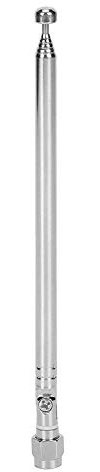 Antenna telescopica SMA, antenna radio in lega d'argento, antenna di ricambio in alluminio, antenna ad asta con connettore SMA per comunicazione radio Lime SDR