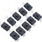 mxuteuk 20pcs Mini Druckschalter,Self-Lock Druckknopfschalter 1,5A AC 250V Mini-Schalter für SMD-Taschenlampe Mini-Ein/Aus-Schalter (10pcs Flachstift mit Loch+10pcs gebogener Stift mit Loch)TC-KAN-28