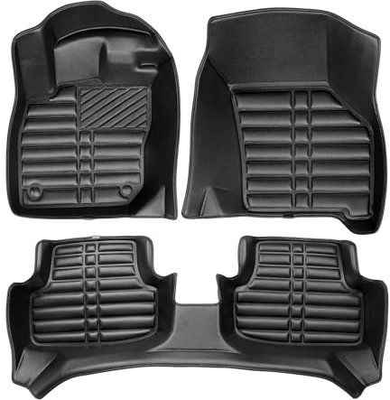 5D Premium Auto Fussmatten TPE Set Passend für Audi A3 Limousine (8Y) Baujahr ab 2020 I 100% Passgenau Geruchlos Allwetter Fussraumschale