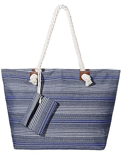 MASADA Badetasche XXL Familie Strandtasche Damen Beach bag groß mit Reißverschluss - Ethno Style