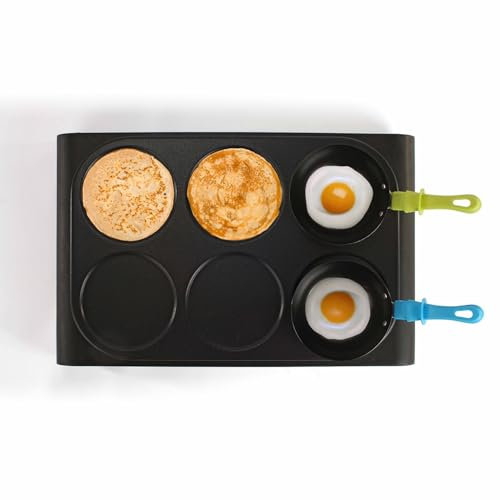 Set 3 en 1 mini woks, crêpière et grill + 6 woks + 6 spatules + louche - 6 personnes - Livoo DOM200 DOM200
