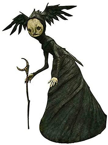 Xiaoki Halloween-Hexen-Dekoration, Horror-Requisiten, Hexengarten-Ornamente aus Kunstharz, Halloween-Hexen-Dekoration für den Außenbereich.