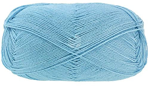 LANA GROSSA Meilenweit Cotone Vegano| Die Alternative ohne tierische Fasern | Handstrickgarn aus 76% Baumwolle, 14% Polyamid & 10% Polyester | 100g Wolle zum Stricken & Häkeln | 420m Garn FB4