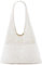 Ayieyill Häkeltasche für Damen, gehäkeltes Netzgewebe, Strandtasche, Sommer, Urlaub, ästhetische Boho-Stricktasche für Frauen, E/Weiß, Häkel-Tragetasche