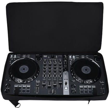 Rummyluck DJ Mixer Aufbewahrungstasche Kompatibel mit Pioneer DDJ-FLX6/DDJ-SX/DDJ-SX2/DDJ-SX3 - DJ Controller Tragbare Tasche mit verstellbarem Schultergurt