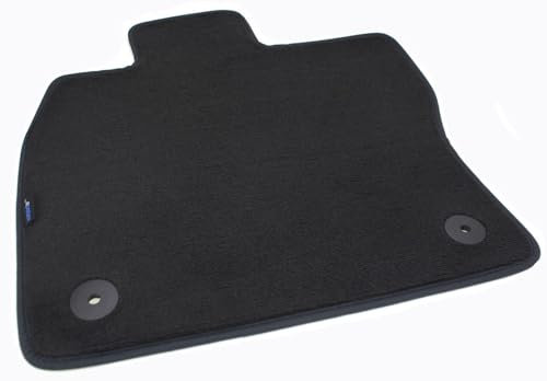 kfz-premiumteile24 Velours Fußmatte Fahrerseite Kompatibel mit Golf 7 (5G) Golf 8 (5H) Leon (5F) Baujahr ab 2012 Automatte Premium Qualität Stoffmatte Autoteppich Schwarz