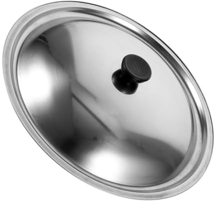 Garneck Topfdeckel Pfannendeckel Aus Edelstahl Kochtopfdeckel 24 Cm Kochgeschirr-Deckel Ersatz-Gewürztopf-Abdeckung Pfannen-Wok-Deckel Kleiner Topfdeckel