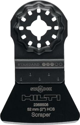 Hilti 2368508 raspador multiusos SMT HCS (Accesorio para multiherramienta SMT 6-22 de Nuron) Raspado de pinturas, colas y materiales blandos. Sistema starlock. (Peso: 39 gr)