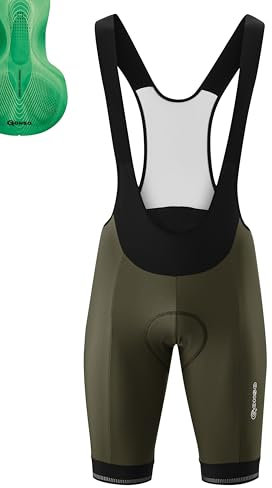 Gonso Sitivo Bib M, Kurze Herren Träger-Radhose, Mit Sitivo Comfort Sitzpolster, Hohe Bewegungselastizität und Antirutsch-Silikon-Beingummi, Enganliegende Passform