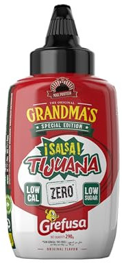 Max Protein - Salsa Barbacoa Tijuana en Colaboración con Grefusa | Sin Calorías, Sin Grasa y Muy Baja en Azúcar | Textura, Sabor y Color Increíbles | El Mejor Complemento para tus Platos
