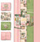 NICROHOME EUR 24 Blatt Weihnachten Geschenkpapier, Salbeigrünes Rosa Seidenpapier mit Weihnachtsbaumhaus-Schneemannsocken-Muster, Geschenkpapier für kleine Geschenke für Weihnachtsfeiern