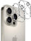 Lutree per iPhone 16 Pro/iPhone 16 Pro Max Vetro Temperato Pellicola Fotocamera, 2 Pezzi Durezza 9H HD Lente Protettiva, Anti-Graffio Senza Bolle Fotocamera Protezione -Transparent