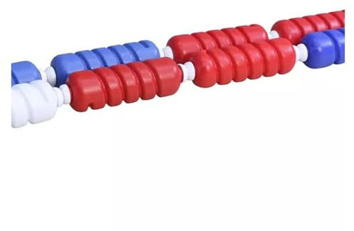 Divisori professionali per piscina, cordone galleggiante per allenamento e competizione, a spirale, larghezza 9 cm, lunghezza 45 metri