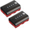 Adicop LP-E6P Li-Ion-Akku 2600mAh hohe Kapazität Akku und Smart LED Anzeige, Ersatzakku kompatibel mit Canon EOS R5, R6 Mark II, 5D 6D 7D Mark II III IV, 60D, 70D, 80D-2 Pack