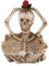 Vassoio portaoggetti con teschio di Halloween, figurine per la casa | Figurina di teschio spettrale Decorazione per interni di Halloween | Decorazioni da scrivania innovative di caramelle di Halloween